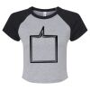 Women's Micro Rib Raglan Baby Tee Thumbnail