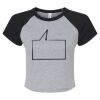 Women's Micro Rib Raglan Baby Tee Thumbnail