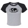 Women's Micro Rib Raglan Baby Tee Thumbnail