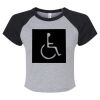 Women's Micro Rib Raglan Baby Tee Thumbnail