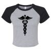 Women's Micro Rib Raglan Baby Tee Thumbnail
