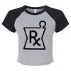 Women's Micro Rib Raglan Baby Tee Thumbnail