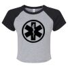 Women's Micro Rib Raglan Baby Tee Thumbnail