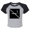 Women's Micro Rib Raglan Baby Tee Thumbnail