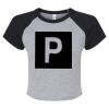 Women's Micro Rib Raglan Baby Tee Thumbnail