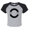 Women's Micro Rib Raglan Baby Tee Thumbnail