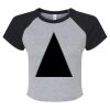 Women's Micro Rib Raglan Baby Tee Thumbnail