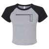 Women's Micro Rib Raglan Baby Tee Thumbnail