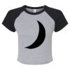 Women's Micro Rib Raglan Baby Tee Thumbnail