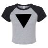 Women's Micro Rib Raglan Baby Tee Thumbnail