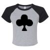 Women's Micro Rib Raglan Baby Tee Thumbnail