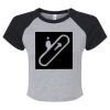 Women's Micro Rib Raglan Baby Tee Thumbnail