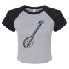 Women's Micro Rib Raglan Baby Tee Thumbnail