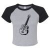Women's Micro Rib Raglan Baby Tee Thumbnail