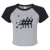 Women's Micro Rib Raglan Baby Tee Thumbnail