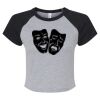 Women's Micro Rib Raglan Baby Tee Thumbnail