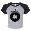 Women's Micro Rib Raglan Baby Tee Thumbnail