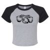 Women's Micro Rib Raglan Baby Tee Thumbnail
