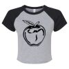 Women's Micro Rib Raglan Baby Tee Thumbnail