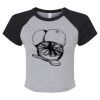 Women's Micro Rib Raglan Baby Tee Thumbnail