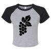 Women's Micro Rib Raglan Baby Tee Thumbnail