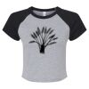 Women's Micro Rib Raglan Baby Tee Thumbnail