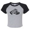 Women's Micro Rib Raglan Baby Tee Thumbnail