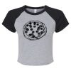 Women's Micro Rib Raglan Baby Tee Thumbnail