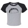 Women's Micro Rib Raglan Baby Tee Thumbnail