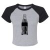 Women's Micro Rib Raglan Baby Tee Thumbnail