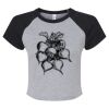 Women's Micro Rib Raglan Baby Tee Thumbnail