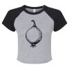 Women's Micro Rib Raglan Baby Tee Thumbnail