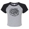 Women's Micro Rib Raglan Baby Tee Thumbnail