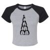 Women's Micro Rib Raglan Baby Tee Thumbnail