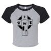 Women's Micro Rib Raglan Baby Tee Thumbnail