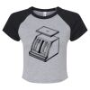Women's Micro Rib Raglan Baby Tee Thumbnail