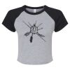 Women's Micro Rib Raglan Baby Tee Thumbnail