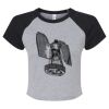 Women's Micro Rib Raglan Baby Tee Thumbnail