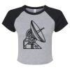 Women's Micro Rib Raglan Baby Tee Thumbnail