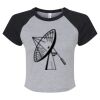 Women's Micro Rib Raglan Baby Tee Thumbnail