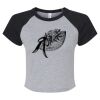 Women's Micro Rib Raglan Baby Tee Thumbnail