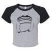Women's Micro Rib Raglan Baby Tee Thumbnail