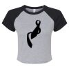 Women's Micro Rib Raglan Baby Tee Thumbnail
