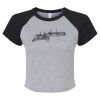 Women's Micro Rib Raglan Baby Tee Thumbnail