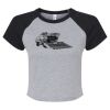 Women's Micro Rib Raglan Baby Tee Thumbnail