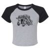 Women's Micro Rib Raglan Baby Tee Thumbnail