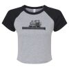 Women's Micro Rib Raglan Baby Tee Thumbnail