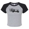 Women's Micro Rib Raglan Baby Tee Thumbnail
