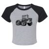 Women's Micro Rib Raglan Baby Tee Thumbnail
