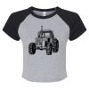 Women's Micro Rib Raglan Baby Tee Thumbnail